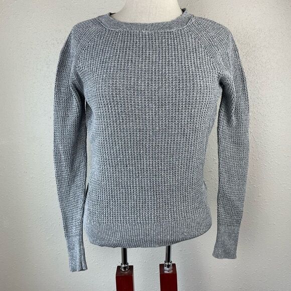 American Eagle Gray Crew Neck Sweater Size XS EUC - Picture 1 of 7